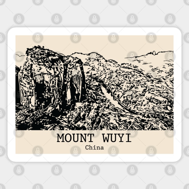 Mount Wuyi - China Sticker by Lakeric